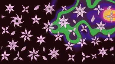 Güzel kumaş deseni. Çiçek arkaplan. Çizim raster deseni.