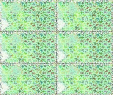 Sonsuz. Çizim, karalama, karalama. Elle çizilmiş sevimli kız çizimi. Tekrarlanan kelebekler. Raster illüstrasyonu.