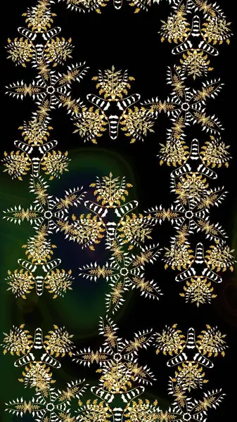 Yeni yıl tabelası. Siyah, gri ve kahverengi ikon silueti. Raster illüstrasyonu. Kar tanesi kışı siyah, gri ve kahverengi renklerde izole edilir. Kutlamanın sembolü. Noel tasarımı için.