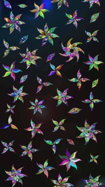 Güzel kumaş deseni. Bahar çiçekleriyle güzel bir çiçek deseni çizmişsin. Raster illüstrasyonu.