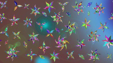 Büyük bir çiçek boyası seti. Raster şirin suluboya çiçek desenleri çiziyor. Kartlar, davetiyeler, tarih kartları ve daha fazlası için kullanılabilir.