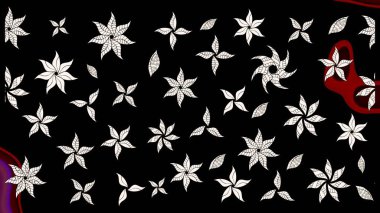 Nazik romantik baskı. Tatil havası. Raster güzel bir çiçek deseni çizmiş. Bahar mevsimi.