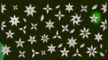 Suluboya elle çizilmiş çiçek desenli eskiz deseni. Parlak renkli fantezi çiçekleri, yapraklar, gri renkli tomurcuklar.