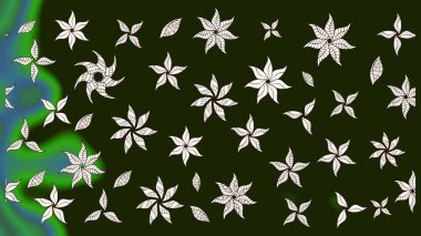 Küçük çiçekte güzel bir desen var. Raster deseni. Doğa. Çiçek arkaplan. - Gri çiçekler. Çiçek kompozisyonu. Çiçek kolajı.