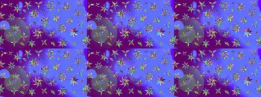 Etnik Mandala süsü. Raster Henna dövme stili. Tekstil, tebrik kartı, boyama kitabı, telefon kılıfı baskısı için kullanılabilir. Hint çiçekli desenli şal desenli..