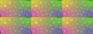 Tarafsız renklerde çiçekler. Tropik çiçek desenleri. Raster illüstrasyonu.