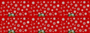 Sketch Colour Spring Theme eskiz kalıbı. Düz Çiçek Elementleri Tasarımı. Sevimli çiçek raster deseni. Kırmızı renkte çiçekler.