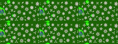 Renkli Bahar Teması eskiz kalıbı. Düz Çiçek Elementleri Tasarımı. Raster güzel kumaş deseni çiziyor. Çiçek deseni.