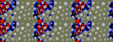 Beautiful watercolor Bouquet of summer flowers sketch pattern. Nice fabric pattern.