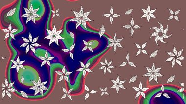 Zarif, parlak ve eskiz kahverengi çiçek desenli tasarım. Sabıka baskıları, bebek kıyafetleri, duvar kâğıtları, paket kutuları vb..