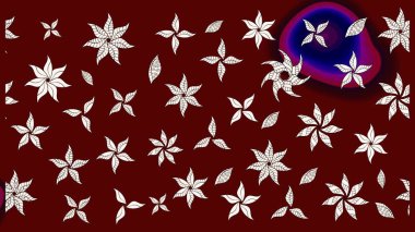 Kırmızı renkte çiçekler. Çiçek desenli eskiz. Tişört baskısı için çiçek boyama rasteriName.