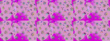 Klasik tropikal doğal elementlerin suluboya seti. Egzotik çiçekler, nötr renklerde botanik ve parlak klasik doğa. Raster illüstrasyonu.