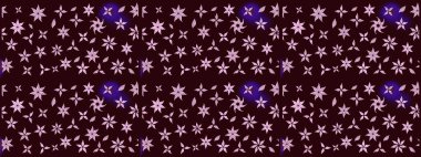 Yumuşak, yaz çiçekli arka plan. Çiçekli karalama şeklinde Raster çiçek deseni. Kahverengi renkte çiçekler.