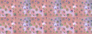 Küçük çiçekteki sevimli çiçek deseni. Tarafsız renklerde çiçekler.