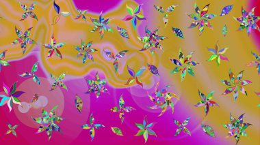 Klasik taslak çizimi. Raster çiçek izi. Çiçek sarısı çizim deseni.