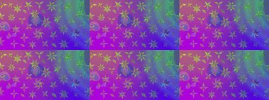 Robot resim. Moda baskıları için zarif bir şablon. Küçük çiçekte güzel bir desen. Motley illüstrasyonu. Küçük renkli çiçekler. Çiçekli yaz çiçekleri.