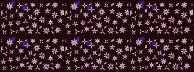 El çizimi Raster çizimi. Parlak elementlerin. Çizim çiçek deseni duvar kağıdı, web sitesi arkaplanı, paket kağıdı, davetiye, broşür, pankart veya web sitesi için kullanılabilir.