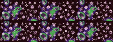 Modern, kahverengi raster arka plan duvar kâğıdı illüstrasyonu, klasik çizgili, desenli desenli çiçekler, çiçekli süsler. Çiçekli el çizimi çizimi deseni.