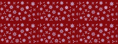 Düz Çiçek Elementleri Tasarımı. Güzel kumaş deseni. Raster Illustrasyon 'daki Çiçek Deseni' nin son moda çizimi. Renkli Yaz Teması çizim şablonu.