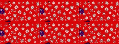 Kırmızı renkte çiçekler. Çiçekli karalama şeklinde Raster çiçek deseni. Yumuşak, bahar çiçekli arka plan.