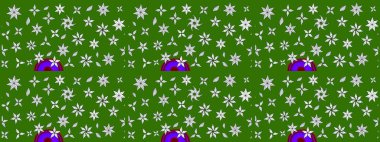 Yeşil renklerde. Raster illüstrasyonu. Taslak dekoratif arka plan, çiçek mandala. Çiçek..