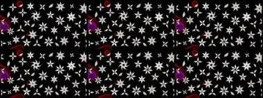 Raster Henna dövme stili. Tekstil, tebrik kartı, boyama kitabı, telefon kılıfı baskısı için kullanılabilir. Etnik Mandala süsü. Hint çiçekli desenli şal desenli..