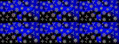 Tekstil, kumaş, kapaklar, duvar kağıtları, baskı, naylon, koleksiyon defteri, örgü, dekupaj için güzel bir eskiz. Küçük mavi çiçeklerle oldukça eski bir besin torbası deseni.