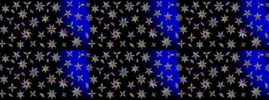 Kumaş, tekstil, duvar kağıdı baskısı için. Eski usul. Tomurcukları papatya çiçekleri olan sevimli bir çiçek deseni. Miles Fleur, süslü püslü bir süs. Eskiz geçmişi. Raster illüstrasyonu.