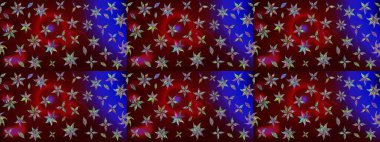 Raster illüstrasyonundaki çiçek desenli çizim. Suluboya tarzında kahverengi renkte çiçekler.