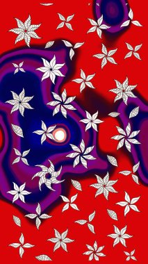 Çiçekli bahar çiçekleri. Küçük çiçekte güzel bir desen. Küçük renkli çiçekler. Moda baskıları için zarif bir şablon. Motley illüstrasyonu. Çizim.