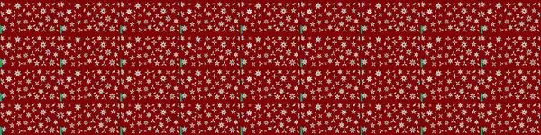 Kırmızı renkte etnik çiçeklerle süslenmiş zarif bir eskiz şekli. Raster Çiçek İllüstrasyon Şirin Tekstil.