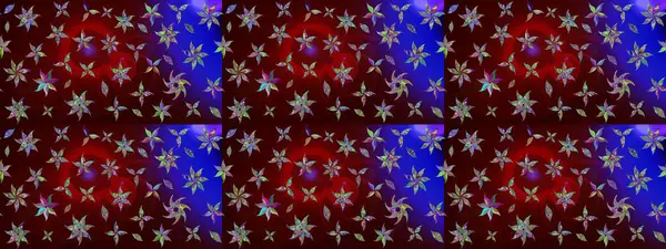 Çiçekli eskiz deseni. El çizimi. Suluboya çizimi. Kahverengi renkte çiçekler.