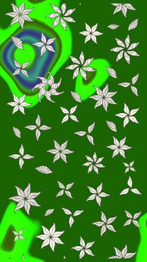 Suluboya çizim kalıbı. Dekorasyon ve tasarım için güzel bir desen. Moda baskısı. Çiçeğin suluboya çizimlerinin mükemmel deseni. Eski model. Raster illüstrasyonu.