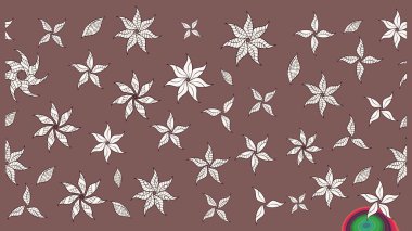 Güzel kumaş deseni. Çiçek arkaplan. Çizim raster deseni.