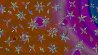 Klasik taslak çizimi. Raster çiçek izi. Çiçek rengi eskiz deseni. Raster Yumuşak kumaş deseni.