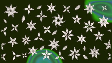 Üzerinde gelincikler ve vadi zambakları olan renkli çiçek desenli nakış deseni. Tekstil tasarımı için gri renkli geleneksel halk çiçekleri buketi.