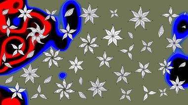 Büyük bir çiçek boyası seti. Raster şirin suluboya çiçek desenleri çiziyor. Kartlar, davetiyeler, tarih kartları ve daha fazlası için kullanılabilir.