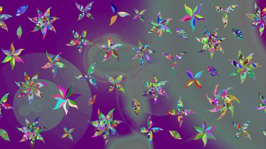 Kumaş, tekstil, duvar kağıdı baskısı için. Eski usul. Raster. Raster illüstrasyonu. Tomurcukları çiçek olan sevimli bir çiçek deseni. Taslak arkaplan.