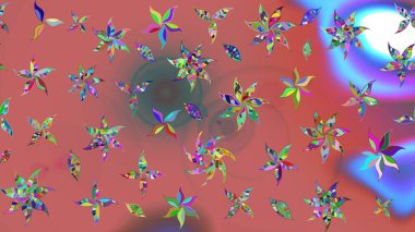 Çiçek desenli pembe renkler, el yapımı papatyalar, papatyalar. Tekrar eden çiçek arkaplanı, zarif pembe çiçek duvar kağıdı.