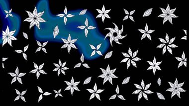 Çizim çiçek deseni duvar kağıdı, web sitesi arka planı, ambalaj kağıdı, davetiye, broşür, afiş veya web sitesi için kullanılabilir. El çizimi Raster çizimi. Parlak elementlerin.