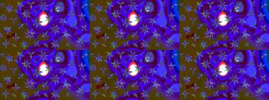 Raster çiçek desenleri çiziyor. Vadinin çiçekleri menekşe renklerinde.