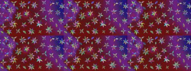 El çizimi Raster çizimi. Çizim çiçek deseni duvar kağıdı, web sitesi arka planı, ambalaj kağıdı, davetiye, broşür, afiş veya web sitesi için kullanılabilir. Parlak elementlerin.