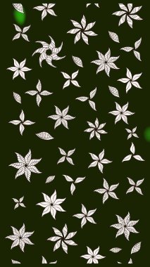 Raster Şirin kumaş deseni. Renkli Bahar Teması eskiz kalıbı. Eskiz klasiği. Düz Çiçek Elementleri Tasarımı.