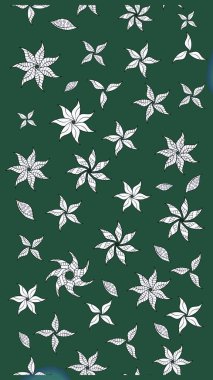 Raster illüstrasyonu. Güzel kumaş deseni. Zentangle soyut çiçekleri. Düz Çiçek Elementleri Tasarımı. Karalama çiçeği. Renkli Bahar Teması çizim şablonu.