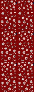 Eskiz arkaplan modeli. Raster illüstrasyonu. Suluboya, elle çizilmiş. Kırmızı yapraklı yabani çiçekler.