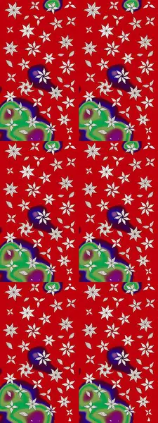 Etnik Mandala süsü. Kızılderili desenli desenli desenli şal deseni. Raster Henna dövme stili. Tekstil, tebrik kartı, boyama kitabı, telefon kılıfı baskısı için kullanılabilir.