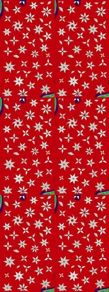 Kırmızı renklerde. Raster illüstrasyonu. Çiçekli güzel suluboya desen.