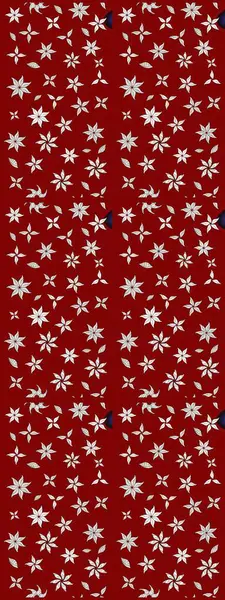 Eskiz arkaplan modeli. Raster illüstrasyonu. Suluboya, elle çizilmiş. Kırmızı yapraklı yabani çiçekler.