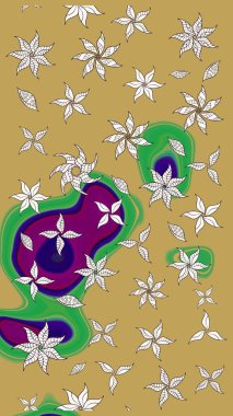 Nazik, sevimli çiçek arkaplanı. Sarı renkli çiçekler. Raster çiçek desenli ve çiçekli..