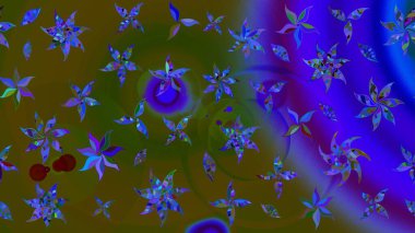 Yeşil renkli çiçekler. Renkli Bahar Teması eskiz kalıbı. Çiçek desenli eskiz, yaz çiçekleri. Düz Çiçek Elementleri Tasarımı.